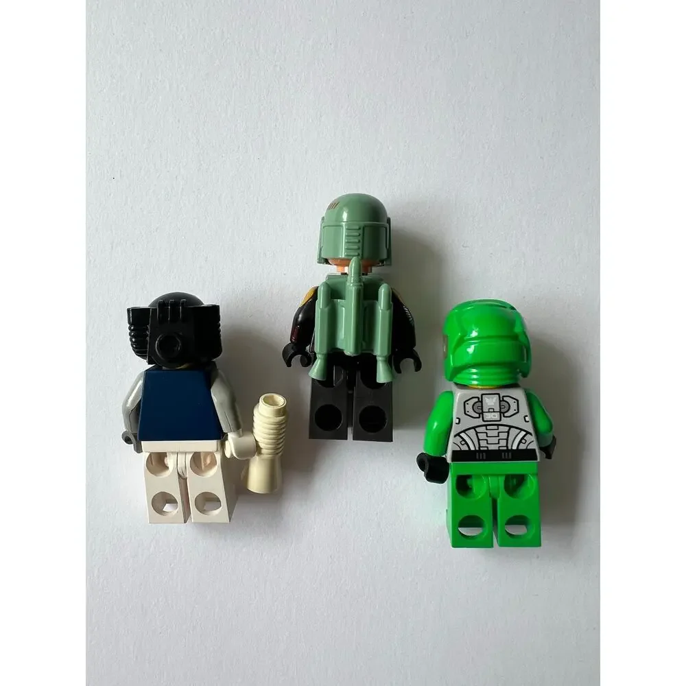 LEGO Minifigure Lot Star Wars Boba Fett Galaxy Squad Astronaut Explorer Bundle